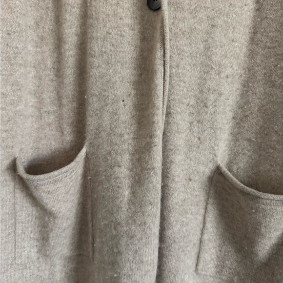 Eileen Fisher Sleepwear Cashmere Extra long Cardigan Robe - Picture 6 of 7